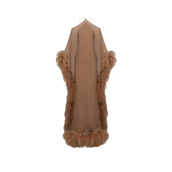 Taller Marmo Feathered Sza Sza Spirito Kaftan