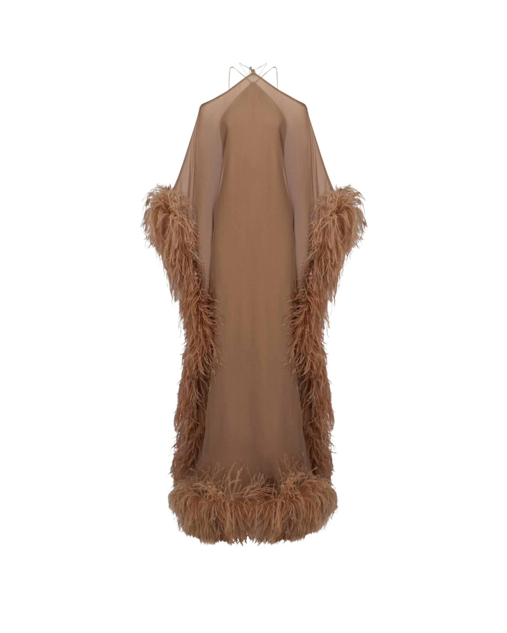 Taller Marmo Feathered Sza Sza Spirito Kaftan