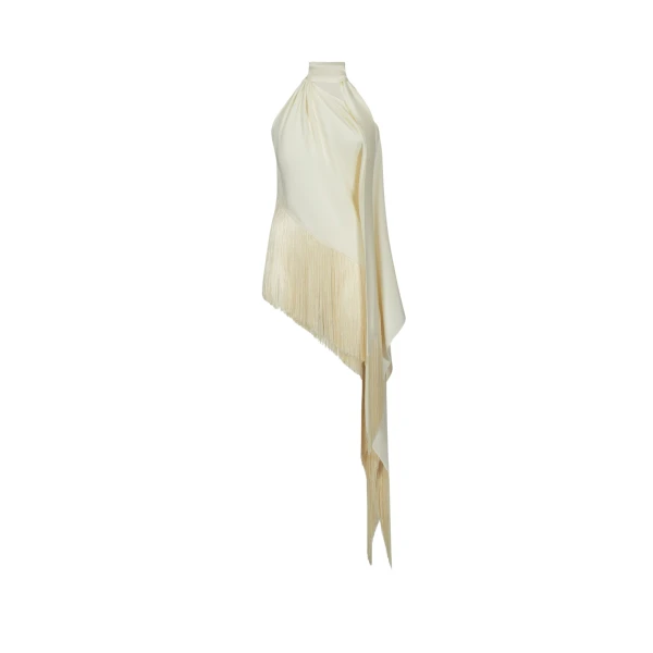 Taller Marmo Fringed Atlas Blouse