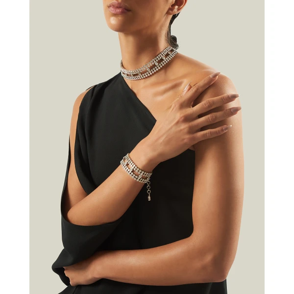 Taller Marmo Mini Bolkan Crystal Dress, view 5
