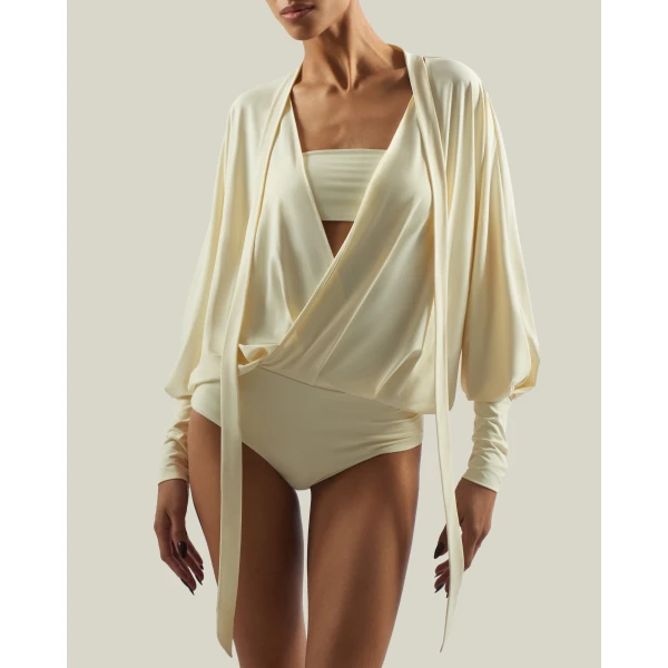 Taller Marmo Miss Jones Three-Piece Swimsuit, view 5