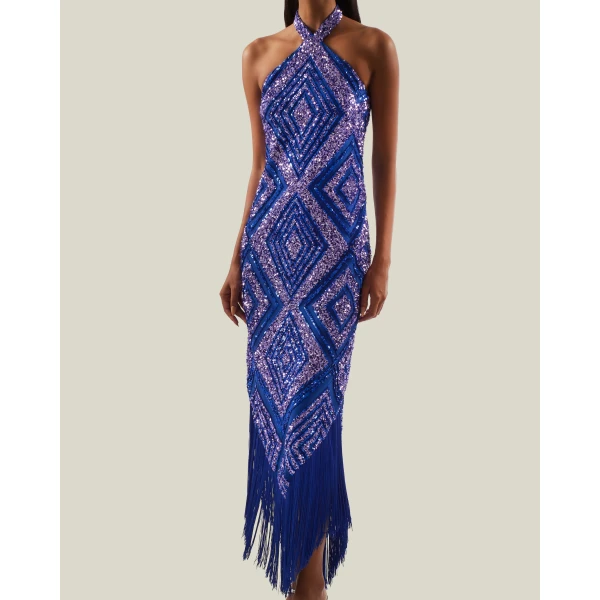 Taller Marmo Nina Flapper Dress, view 6