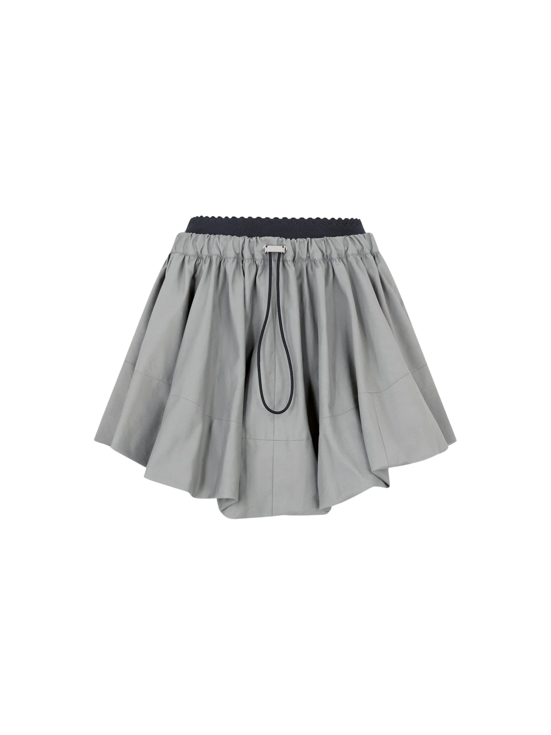 The Attico Taupe grey mini skirt