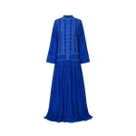Tony-Ward-Deep-Blue-Crochet-Kimono-Gown-kimono-526371_nobg Tony Ward Deep Blue Crochet Kimono Gown - kimono - Lebanese Luxury Evening Wear at Luxury Shoes