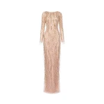 Tony Ward Gold Degradé Beaded Gown - Dresses - Lebanese Luxury Evening Wear at Luxury Shoes 