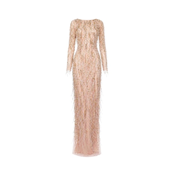 Tony Ward Gold Degradé Beaded Gown - Dresses - Lebanese Luxury Evening Wear at Luxury Shoes 