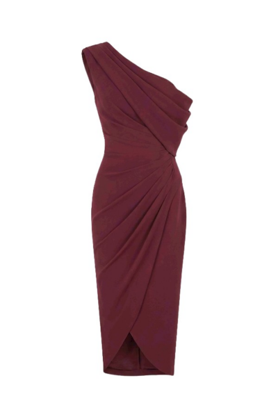 Tony Ward Mauve Asymmetric Mini Dress - Dresses - Lebanese Luxury Evening Wear at Luxury Shoes 