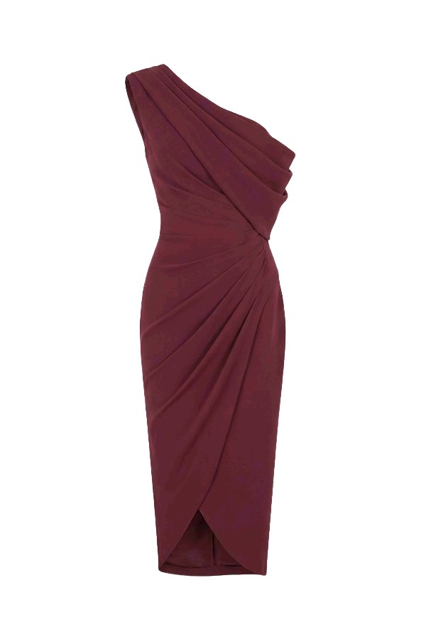 Tony Ward Mauve Asymmetric Mini Dress - Dresses - Lebanese Luxury Evening Wear at Luxury Shoes 