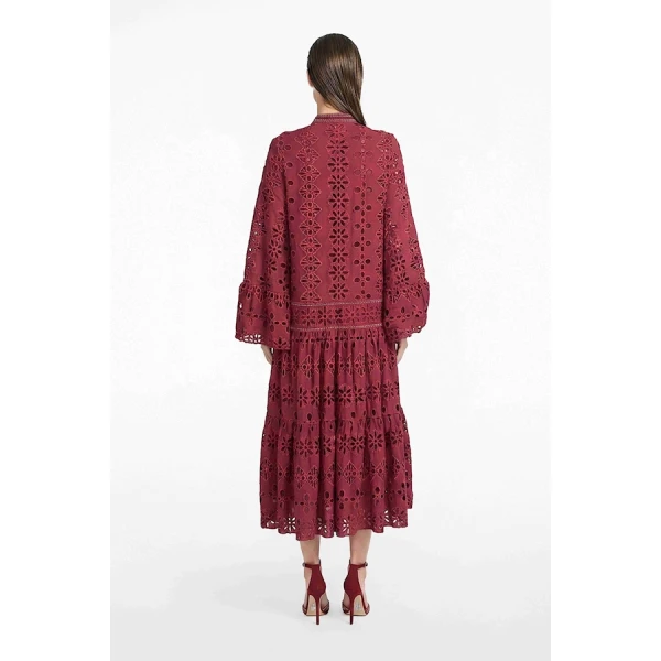 Tony Ward Mauve Crochet Mini Dress - Dresses - Lebanese Luxury Evening Wear at Luxury Shoes 