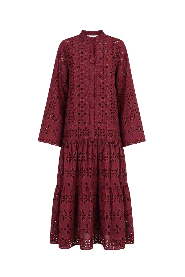 Tony Ward Mauve Crochet Mini Dress - Dresses - Lebanese Luxury Evening Wear at Luxury Shoes 