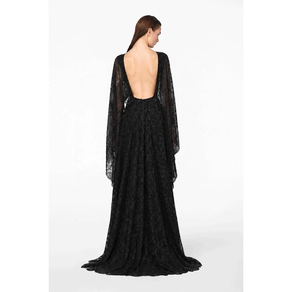 Tony Ward Mauve Lace and Crepe Jumpsuit - Jumpsuit - Lebanese Luxury Evening Wear at Luxury Shoes 