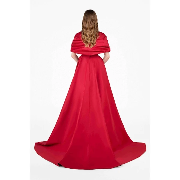 Tony Ward Red Heart Corset Maxi Dress - Dresses - Lebanese Luxury Evening Wear at Luxury Shoes 