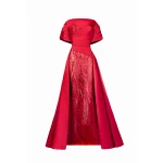 Tony Ward Red Heart Corset Maxi Dress Tony Ward Red Heart Corset Maxi Dress - Dresses - Lebanese Luxury Evening Wear at Luxury Shoes