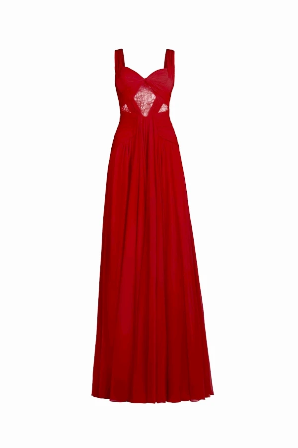 Tony Ward Red Heart Corset Mousseline Gown Tony Ward Red Heart Corset Mousseline Gown - Dresses - Lebanese Luxury Evening Wear at Luxury Shoes