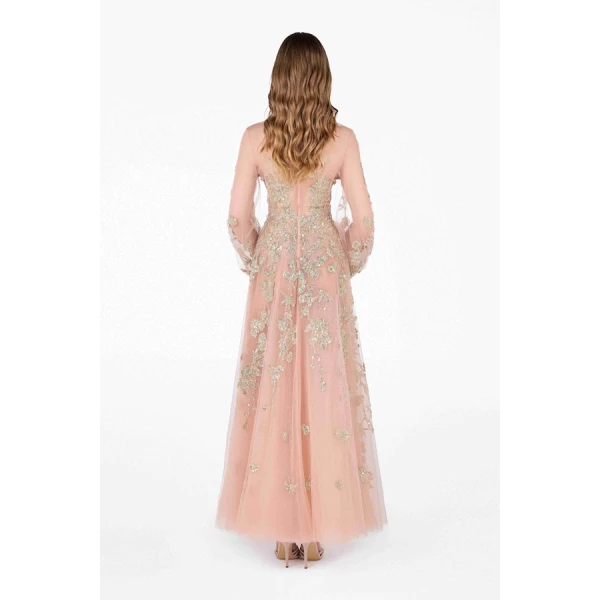 Tony Ward Vintage Rose Midi Dress - Dresses - Lebanese Luxury Evening Wear at Luxury Shoes 
