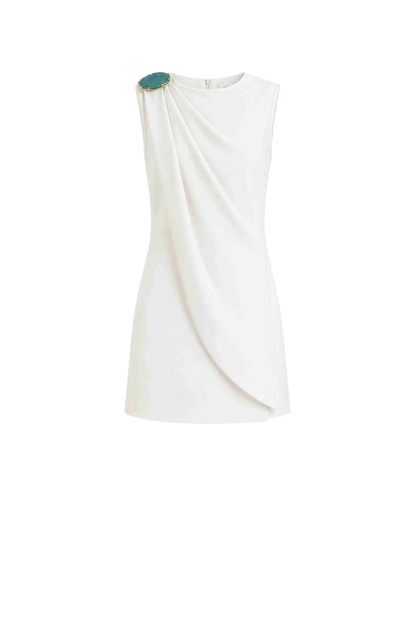 Tony-Ward-White-Crepe-Mini-Dress-with-Brooch-Dresses-575682_nobg Tony Ward White Crepe Mini Dress with Brooch - Dresses - Lebanese Luxury Evening Wear at Luxury Shoes