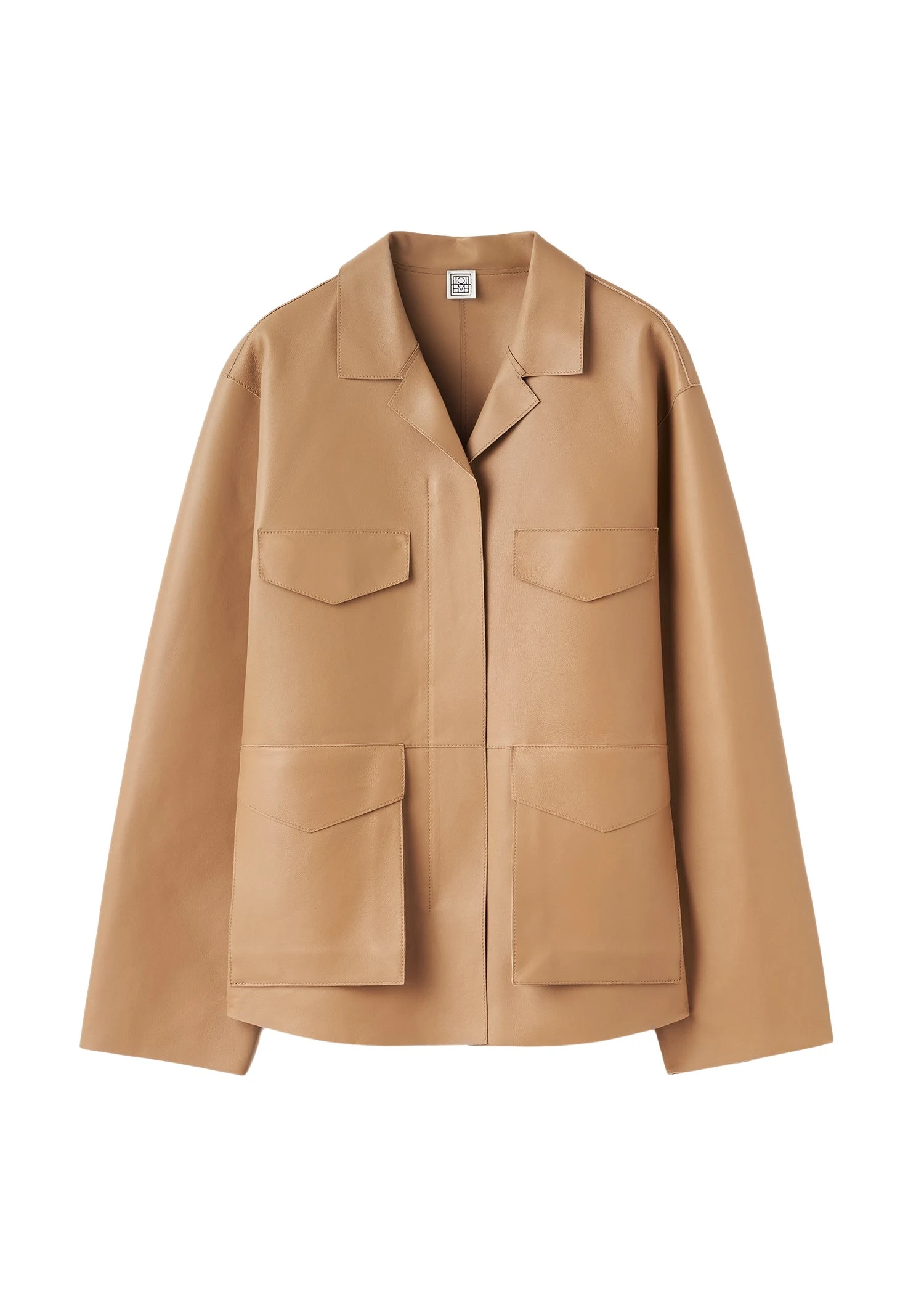 Toteme-Army-leather-jacket-in-Camel39733_nobg Toteme Army leather jacket in Camel