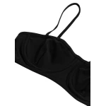 Toteme Balconette bikini top in Black