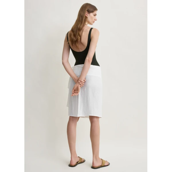 Toteme Beach pareo in White, view 4