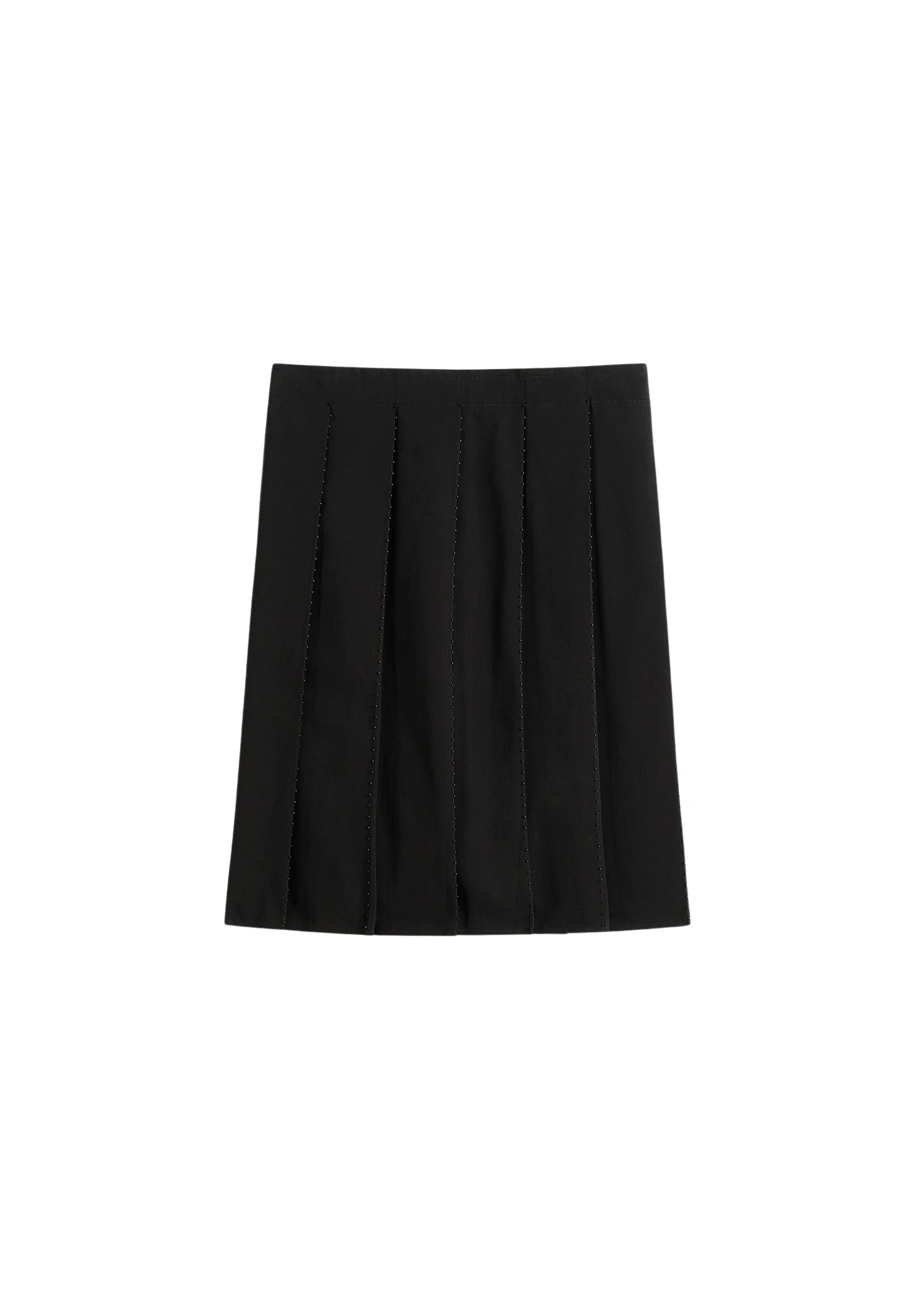 Toteme-Beaded-pleat-skirt-in-Black44259_nobg Toteme Beaded pleat skirt in Black