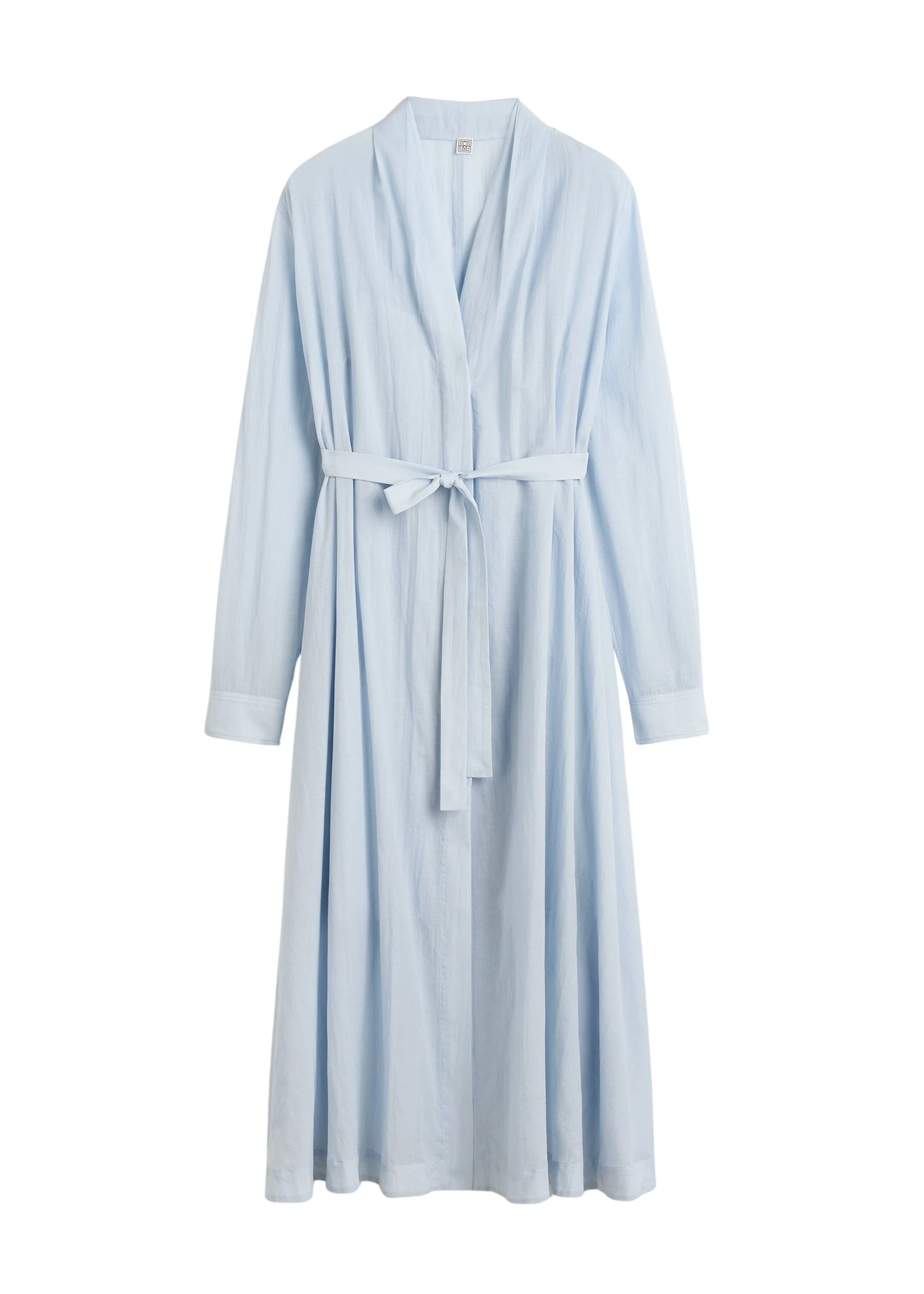 Toteme-Belted-cotton-voile-dress-in-Sky77154_nobg Toteme Belted cotton voile dress in Sky
