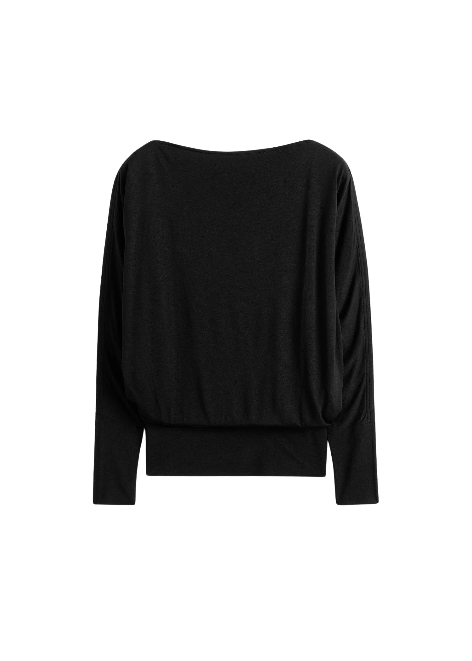 Toteme-Boatneck-jersey-top-in-Black11209_nobg Toteme Boatneck jersey top in Black