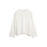 Toteme Boxy satin top in White