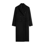 Toteme Broad coat in Black