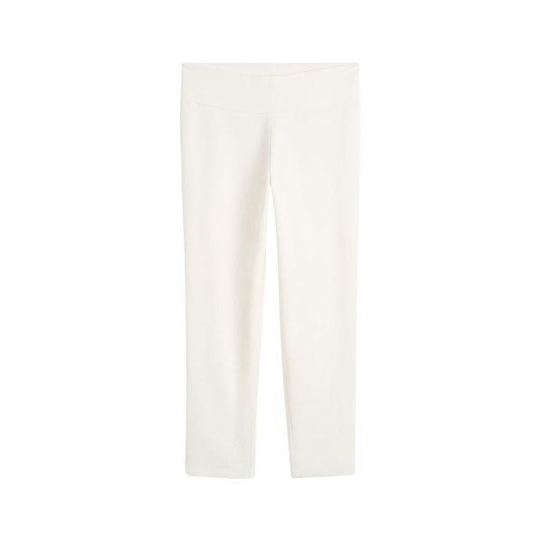 Totême Capri knit leggings in Off-white - Pants - Scandinavian Minimalist Luxury at Luxury Shoes 