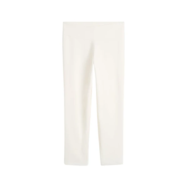 Toteme Capri knit leggings in Off-white