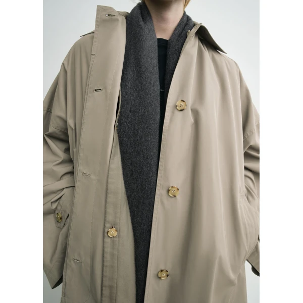 Toteme Car coat in Taupe, view 6