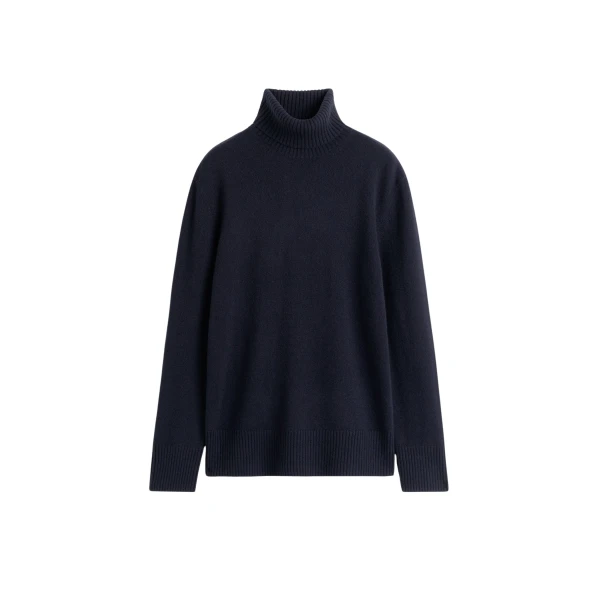 Toteme Cashmere turtleneck in Navy Knit