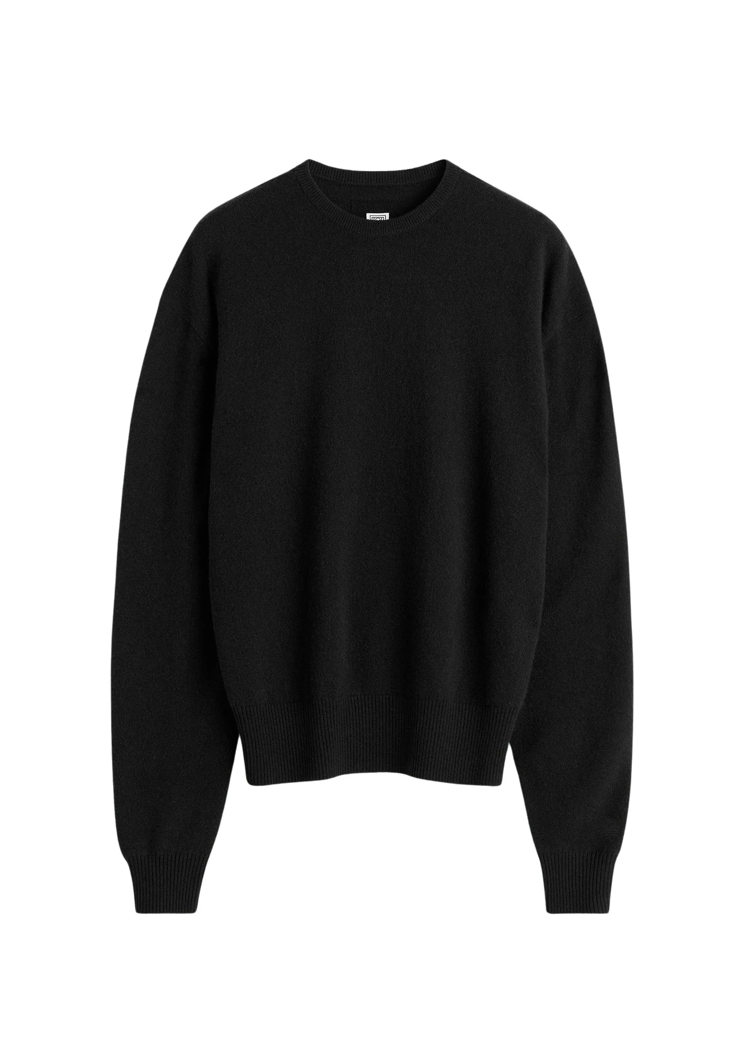 Toteme-Classic-cashmere-crew-knit-in-Black93553_nobg Toteme Classic cashmere crew knit in Black