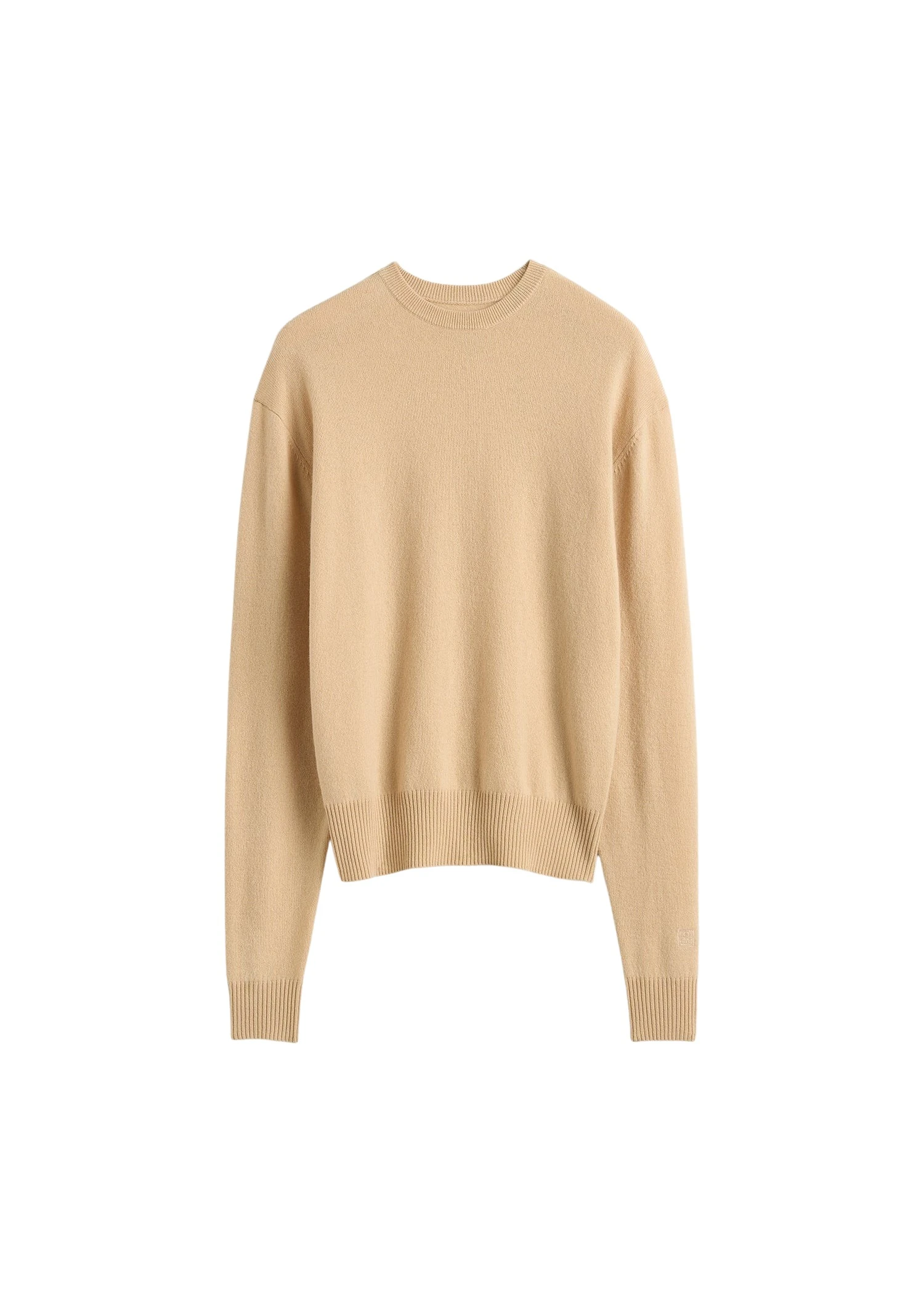 Toteme-Classic-cashmere-crew-knit-in-Pale-apricot83715_nobg Toteme Classic cashmere crew knit in Pale apricot