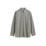 Toteme Classic check shirt in Blue / Orange
