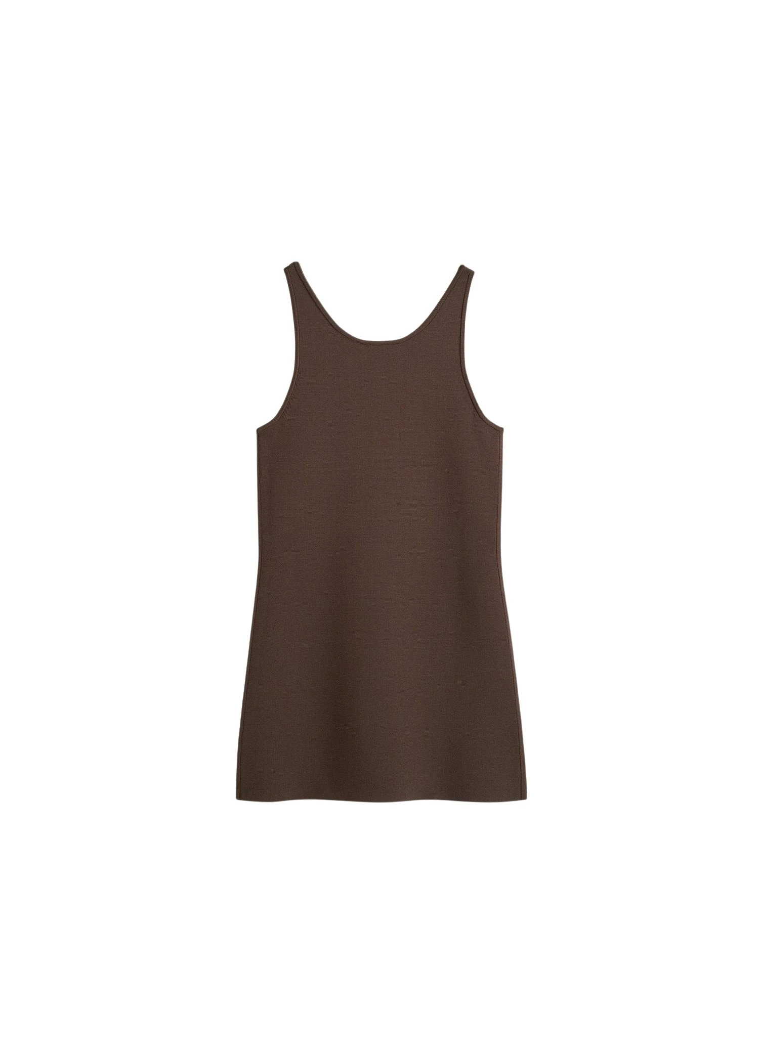 Toteme-Classic-compact-knit-tank-in-Walnut15338_nobg Toteme Classic compact knit tank in Walnut