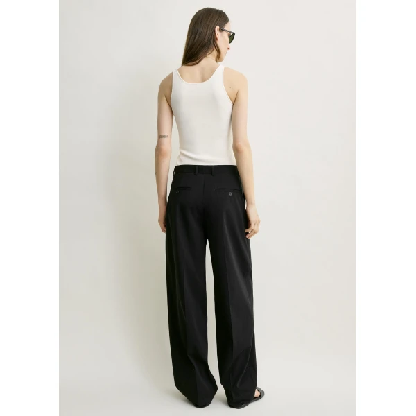 Toteme Classic compact knit tank in White, view 4