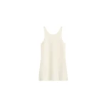 Toteme Classic compact knit tank in White