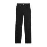 Toteme Classic cut denim full length in Faded black