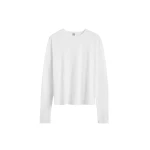 Toteme Classic long-sleeve tee in White Top