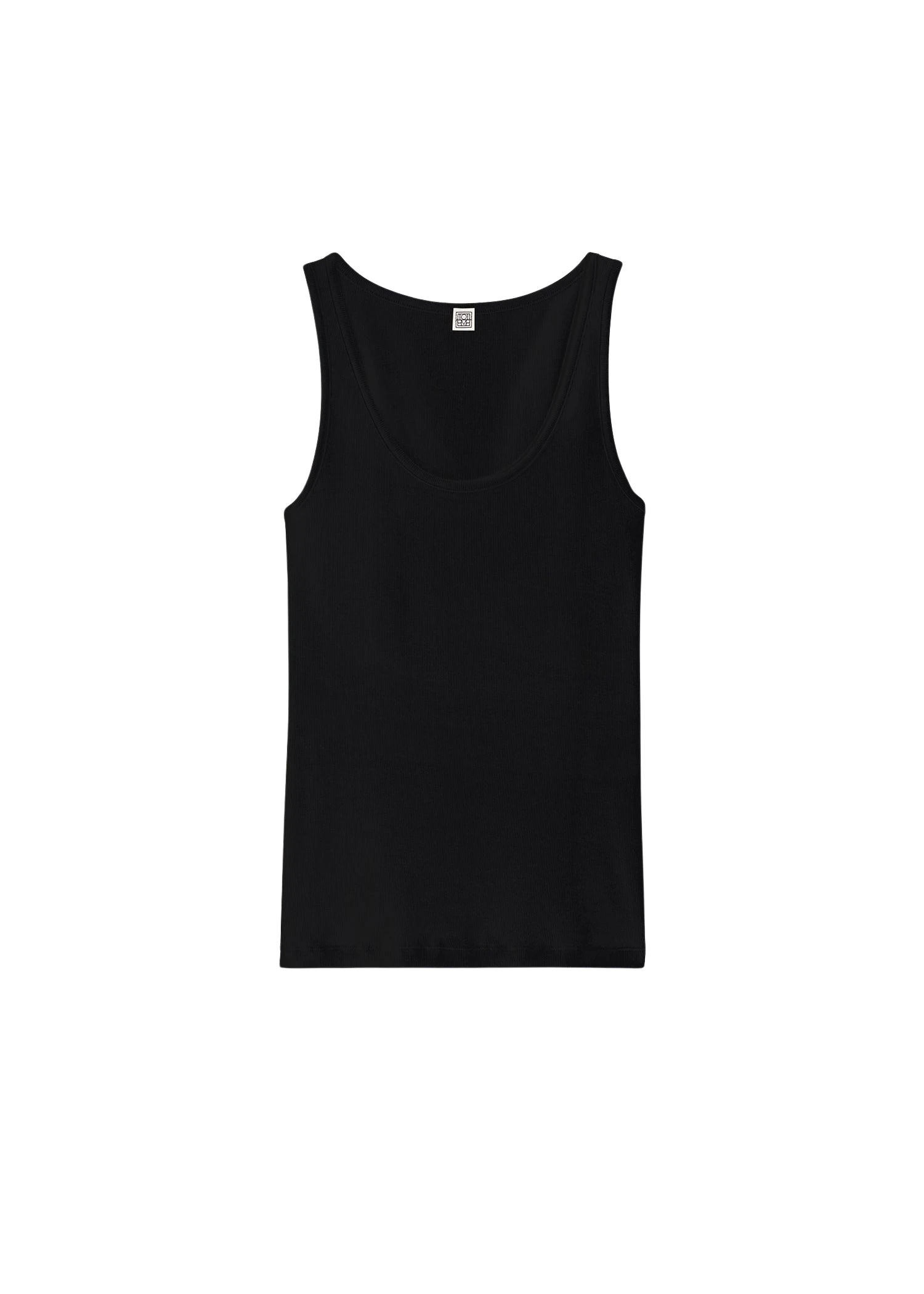 Toteme-Classic-rib-tank-in-Black21525_nobg Toteme Classic rib tank in Black Top