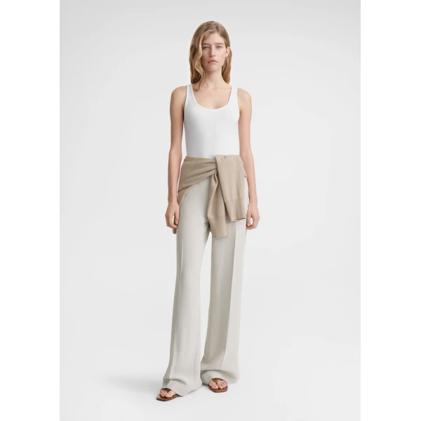 Toteme Classic rib tank in White Top, view 2