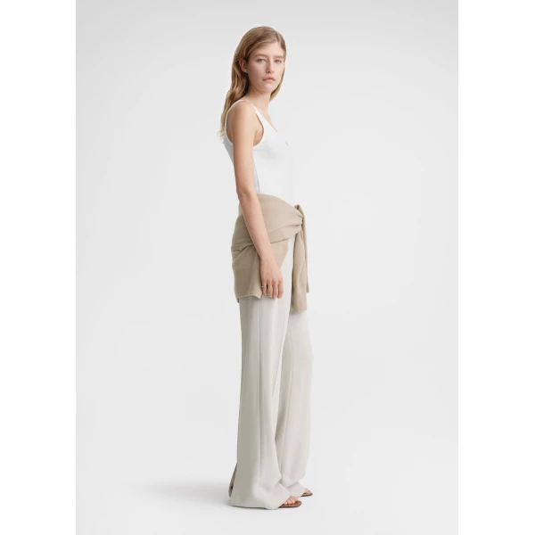 Toteme Classic rib tank in White Top, view 3