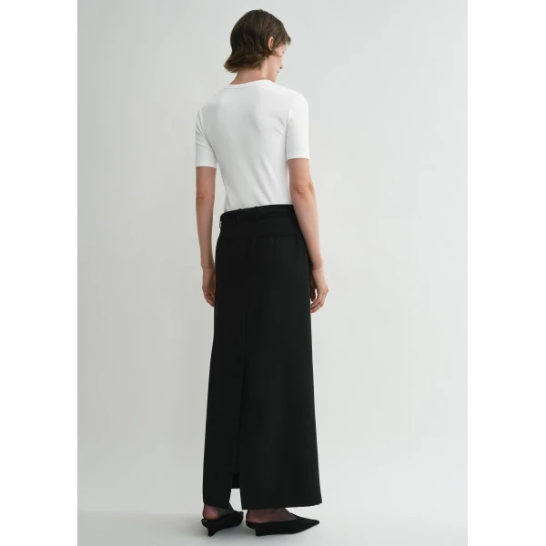 Toteme Classic rib tee in White Top, view 5