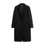 Toteme Classic tailored coat in Black