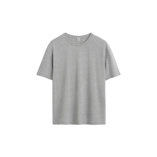 Toteme Classic tee in Mid grey melange Top