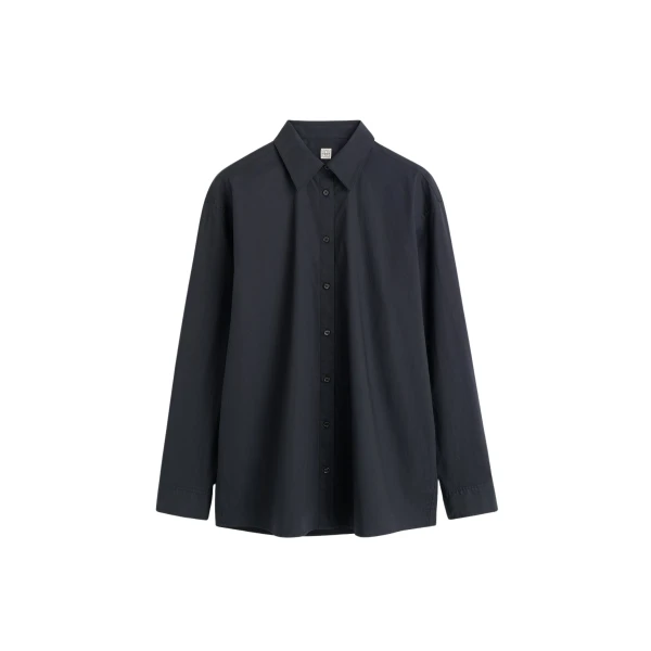 Toteme Classic tumbled shirt in Midnight