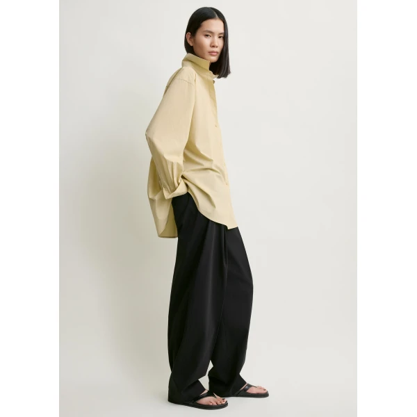 Toteme Classic tumbled shirt in Peanut, view 3