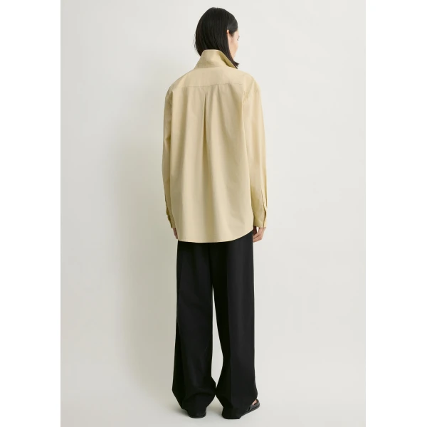 Toteme Classic tumbled shirt in Peanut, view 4