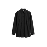 Toteme Classic tumbled shirt in Washed black
